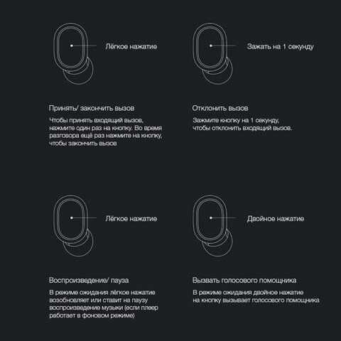 Инструкция, как подключить наушники Mi True Wireless, на русском языке поможет разобраться с настройками и как синхронизировать беспроводные наушники Xiaomi